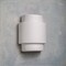 Luxury Lighting Fasciato 13.5in. High Ceramic Outdoor Wall Light, Paintable White Bisque 129-00 W u/d-7 - alternate 2